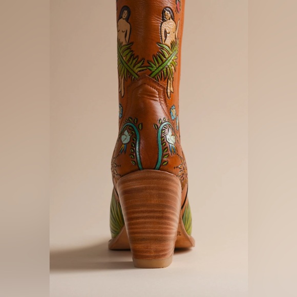 Brother Vellies Tall Eve Doodle Cowboy Boot - Picture 2 of 9